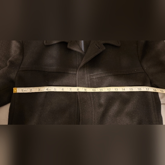 Hugo Boss Cashmere Wool Pea Coat - Picture 9 of 9